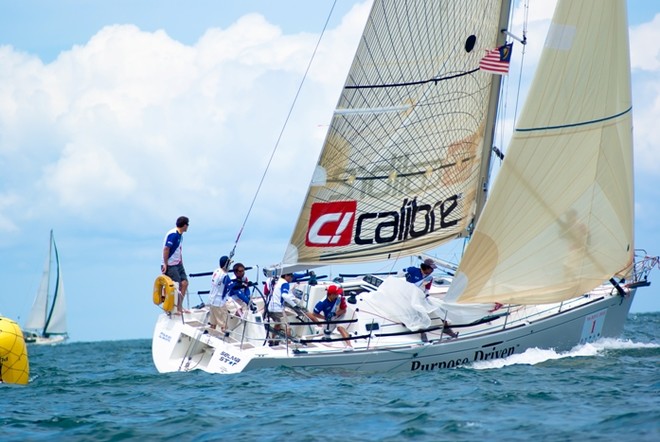 Selma Star rounding the bottom mark in the KK bay race - BIYC © Simon Farmer